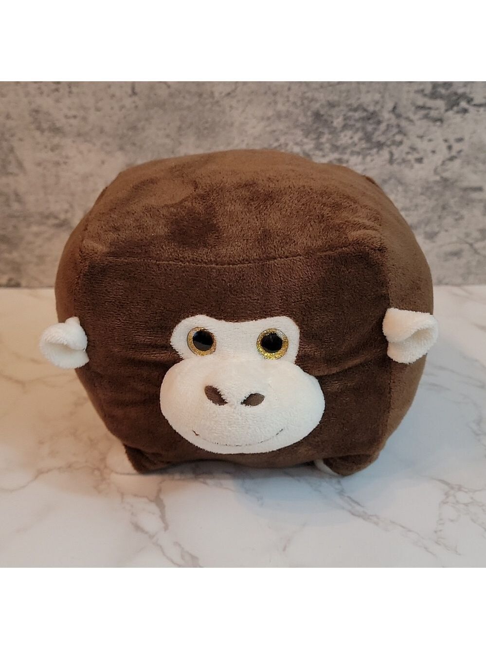 Circus Circus Cube Square Monkey Plush Stuffed animal